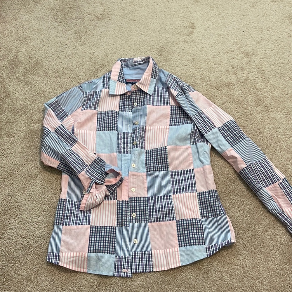 Vineyard Vines Patchwork Button Down - image 1